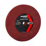 Диск абразивен прав RAIDER 72х20х10мм G400 - червен, за шлайфане, G400