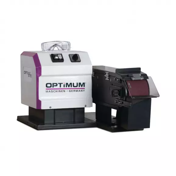 Настолен лентов шлайф OPTIMUM OPTIgrind GB 100S 400V, 1300/1800W, 1450/2850об/мин, 100х1190мм, 400V