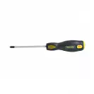 Отверткa кръстата TOPMASTER PZ0 3.0х150/75мм, намагнетизиран връх, SVCM, двукомпонентна дръжка - small