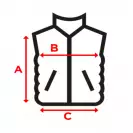 Работен елек TOPMASTER XL, сив - small, 164721