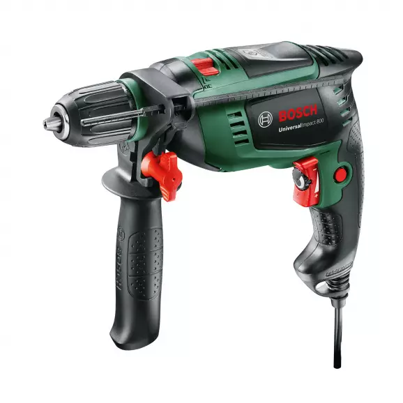 Бормашина ударна BOSCH Universal Impact 800, 800W, 50-3000об/мин, 46500уд/мин