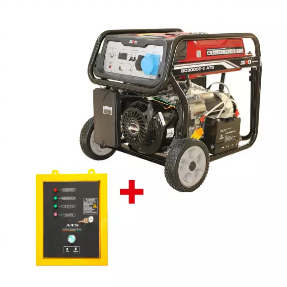 Генератор SENCI SC8000-ATS TOP, 7kW, 230V, бензинов, монофазен ATS, AVR + табло