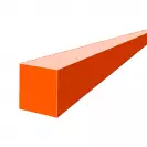 Корда STIHL 2.4мм/253м, квадратна, дължина 253м, оранжева - small, 164164