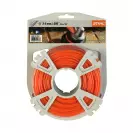 Корда STIHL 2.4мм/48м, петоъгълна, дължина 48м, оранжева - small
