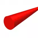 Корда STIHL 2.7мм/208м, кръгла, дължина 208м, червена - small, 164084