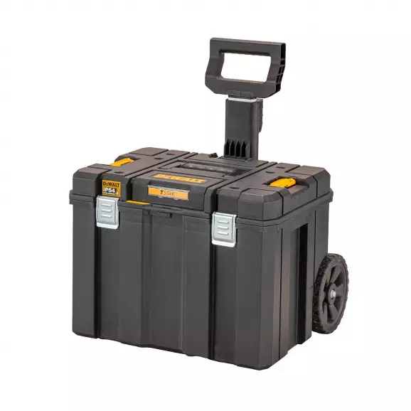 Куфар за инструменти на колела DEWALT TSTAK IP54, 512х435х635 мм, полипропилен, черен