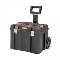 Куфар за инструменти на колела DEWALT TSTAK IP54, 512х435х635 мм, полипропилен, черен