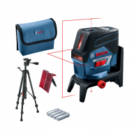Линеен лазерен нивелир BOSCH GCL 2-50 C Pro, 2 лазерни линии, 2 точки, точност 3mm/10m, автоматично