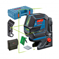 Линеен лазерен нивелир BOSCH GCL 2-50 G Professional, 2 лазерни линии, 2 точки, точност 3mm/10m, автоматично