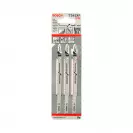 Нож за прободен трион BOSCH T345XF 2.4-5.0х132/107мм 3бр, за дървесина, метал, пластмаса, алуминий, BiM, Т-захват - small, 165562