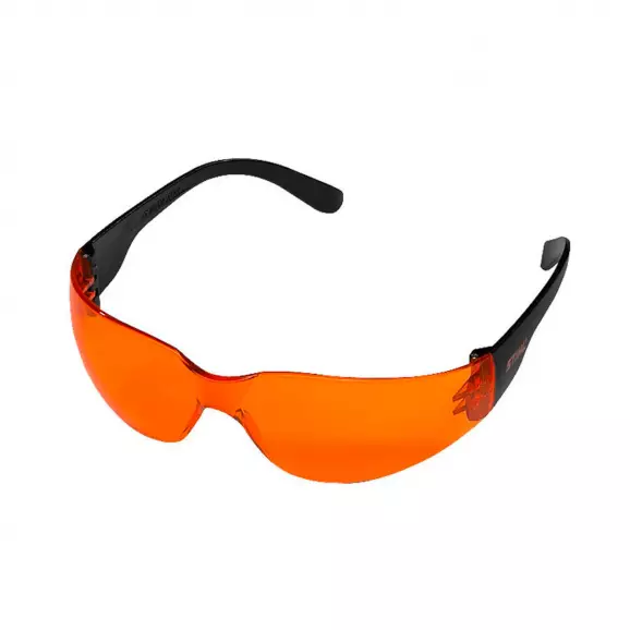 Очила с оранжеви стъкла STIHL Function Light, поликарбонатни, ултравиолетова защита, покритие против надраскване