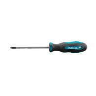 Отверткa кръстата MAKITA PH1 6.0х210/100мм, намагнетизиран връх, CrV, двукомпонентна дръжка