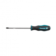 Отверткa кръстата MAKITA PH3 8.0х270/150мм, намагнетизиран връх, CrV, двукомпонентна дръжка