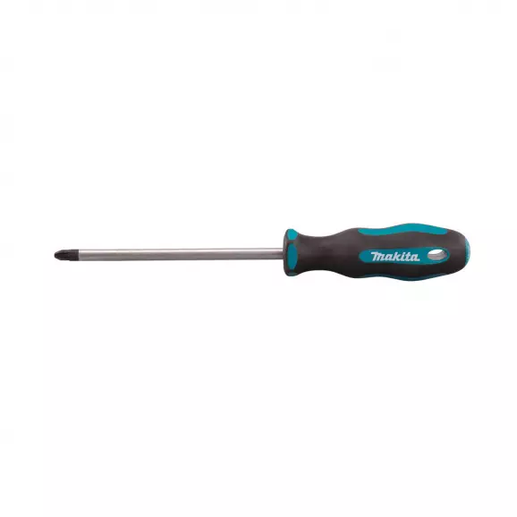 Отверткa кръстата MAKITA PZ3 8.0х270/150мм, намагнетизиран връх, CrV, двукомпонентна дръжка