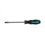 Отвертка плоска MAKITA 8.0х270/150мм, намагнетизиран връх, CrV, двукомпонентна дръжка