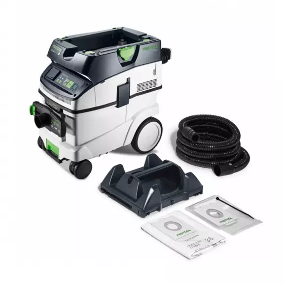 Прахосмукачка FESTOOL CTL 36 EI AC-PLANEX, 1200W, 3900л/мин, 36л, автоматично самоизтупване