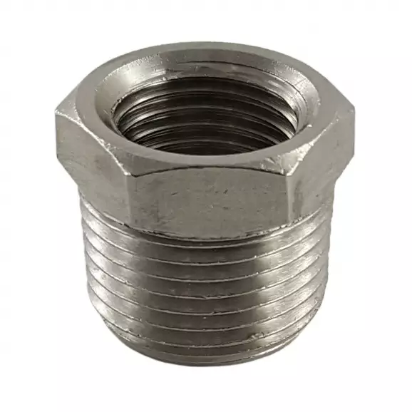 Адаптор AIGNEP 1/4''външна резба - 1/8''вътрешна резба, месинг с никелирано покритие