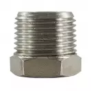 Адаптор AIGNEP 1/4''външна резба - 1/8''вътрешна резба, месинг с никелирано покритие - small, 167713