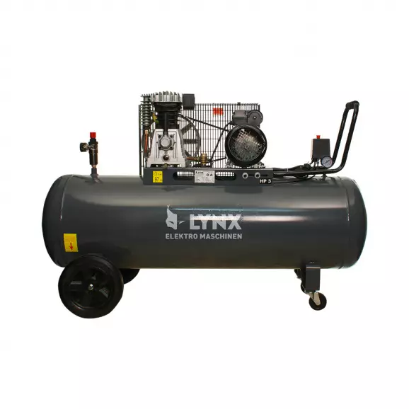 Компресор LYNX EM REM Power E 400/9/200, 200l, 9bar, 397l/min, 2.2kW, 3.0hp, 230V