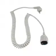Удължител кабелен с PVC изолация AS SCHWABE 1.0-2.5м-бял, 3х1.5мм, H05VV-F