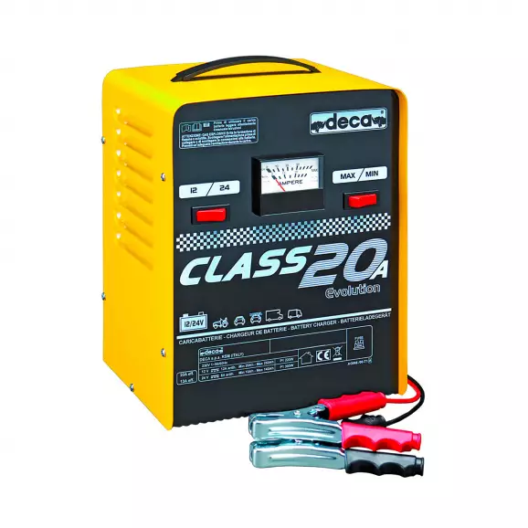 Зарядно устройство за акумулатор DECA CLASS 20A, 300W, 12/24V, 10-250Ah, 230V