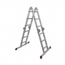Алуминиевa стълба DRABEST 4х3, 2900/3010/4340м, многофукционална, сгъваема, 150кг - small, 169168