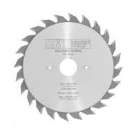 Диск подрезвач с твърдосплавни пластини CMT 100/2.8-3.6/20 Z=10+10, за рязане на единична или двустранни ламинирани плоскости