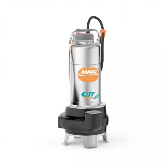 Помпа потопяема трифазна CITY PUMPS RANGER 10/35 400V, 750W, Q=50-400l/min, H=10-2m, 1 1/2