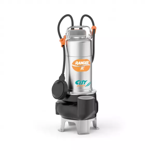 Помпа потопяема CITY PUMPS RANGER MC 10/50M ST, 750W, Q=50-600l/min, H=11-2m, 2