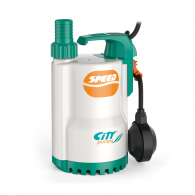 Помпа потопяема CITY PUMPS SPEED 50M, 370W, Q=20-220l/min, H=8.0-1.0m, 1 1/4
