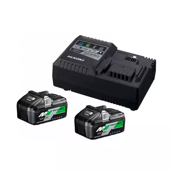 Комплект батерии и зарядно устройство HIKOKI BSL36B18 + UC18YSL3, 18/36V, 4.0/8.0Ah, Li-Ion