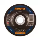 Диск карбофлексов RHODIUS ALPHAline KSM 115х7.0x22.23мм, за шлайфане на метал - small