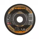 Диск карбофлексов RHODIUS ALPHALine XT70 115х1.0x22.23мм, за рязане на неръждаема стомана, стомана - small