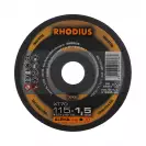 Диск карбофлексов RHODIUS ALPHALine XT70 115х1.5x22.23мм, за рязане на неръждаема стомана - small