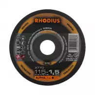 Диск карбофлексов RHODIUS ALPHALine XT70 115х1.5x22.23мм, за рязане на неръждаема стомана
