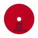 Диск за полиране RUBI 100мм P400, за сухо полиране на гранит, мрамор и камък, червен - small