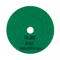 Диск за полиране RUBI 100мм P800, за сухо полиране на гранит, мрамор и камък, зелен