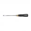 Отверткa плоска NAREX WOOD LINE PLUS 1.2х8.0х270/150мм, CrV, еднокомпонентна дръжка - small