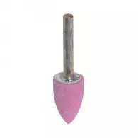 Абразивен шлайфгрифер TYROLIT 13х20х6мм 52SP, форма OD-заоблен конус, цвят розов