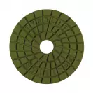 Диск за полиране TYROLIT 100х3.0мм P150, за мокро полиране на гранит, мрамор и подова мозайка, тъмно зелен - small