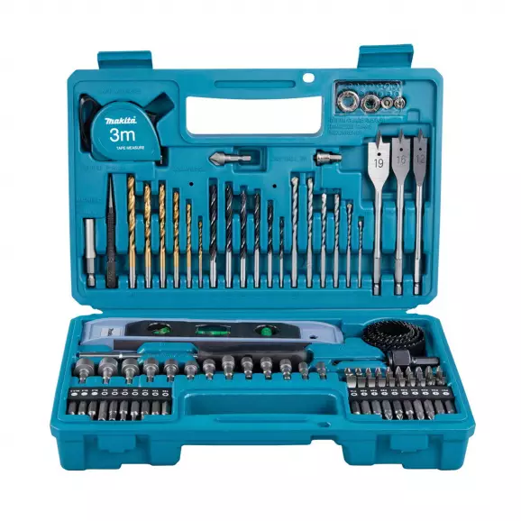 Комплект накрайници и свредла MAKITA 102 части, PH, PZ, SB, TX, шестостен, с отвертка, свредла