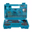 Комплект накрайници и свредла MAKITA 102 части, PH, PZ, SB, TX, шестостен, с отвертка, свредла - small