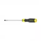 Отверткa плоска STANLEY 1.2х8.0x275/150мм, намагнетеизиран връх, CrV, двукомпонентна дръжка - small