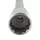 Ключ глух двустранен с променящ ъгъл FORCE 18-19мм, CrV, хромиран - small, 182347
