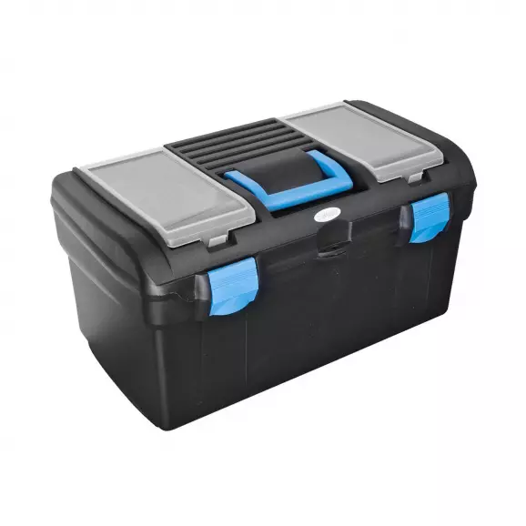 Куфар за инструменти UNIOR 514x280x260мм, с една тава, пластмаса, черен