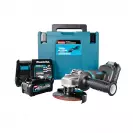 Акумулаторен ъглошлайф MAKITA GA029GM201, 40V, 4.0Ah, Li-Ion, ф125мм, безчетков - small