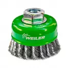 Четка камбанка за ъглошлайф WEILER INOX 65х0.5мм/М14, неръждаема стомана, плетена, 0.5мм-тел - small