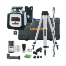 Ротационен лазерен нивелир LASERLINER Cubus 210 S set 150 cm, червен лазер клас 2, обхват 100m, точност 1.5mm/10m, автом./автом. - small