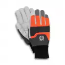 Ръкавици HUSQVARNA Comfort 10, с пет пръста, ярешка кожа и полиестер - small