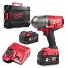 Акумулаторен гайковерт ударен MILWAUKEE M18 ONEFHIWF12-502X, 18V, 5.0Ah, Li-Ion, 1/2